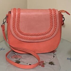 Karla Hanson Stylish Coral Crossbody Bag